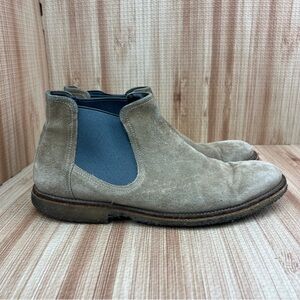 To Boot NY Leather Suede Boot Adam Derrick Men’s 9.5 Tan Italy Chelsea Casual